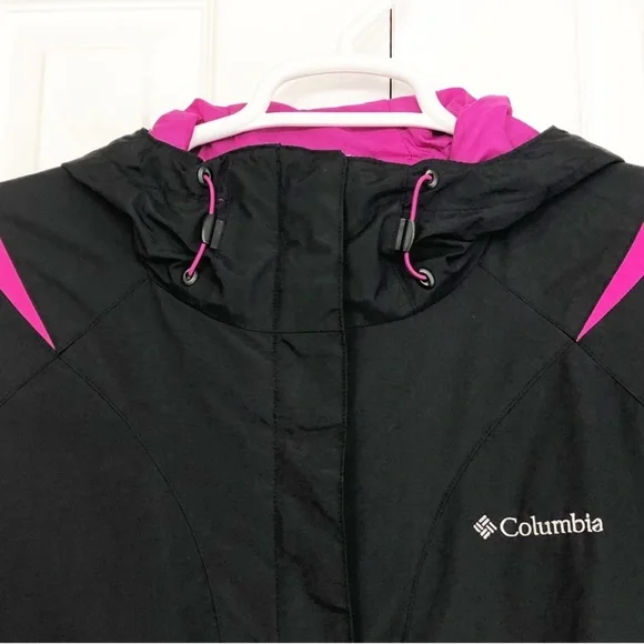 Columbia Women's Black & Hot Pink Interchange Jacket Size 1X - Picture 3 of 15